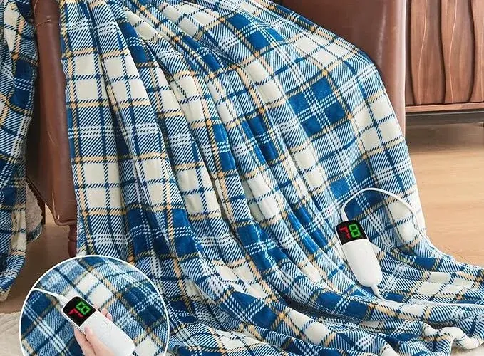 Heated Blanket Electric Throw