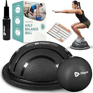 Lifepro Half Exercise Ball Trainer – Textured
