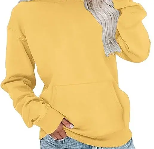 MISFAY Womens Long Sleeve Sweatshirt Casual Crewneck